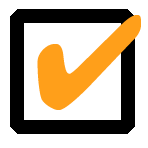 Yes Tick box orange-1